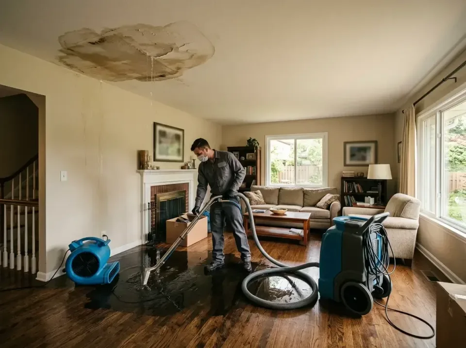 attic-pipe-burst-ceiling-drip-008 — frequently asked questions, Water Damage Restoration & Carpet Care in Redwood Falls, MN